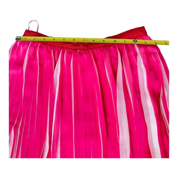 J.Crew hot pink fuchsia swing pleated skirt women's Size 00 - Picture 8 of 9